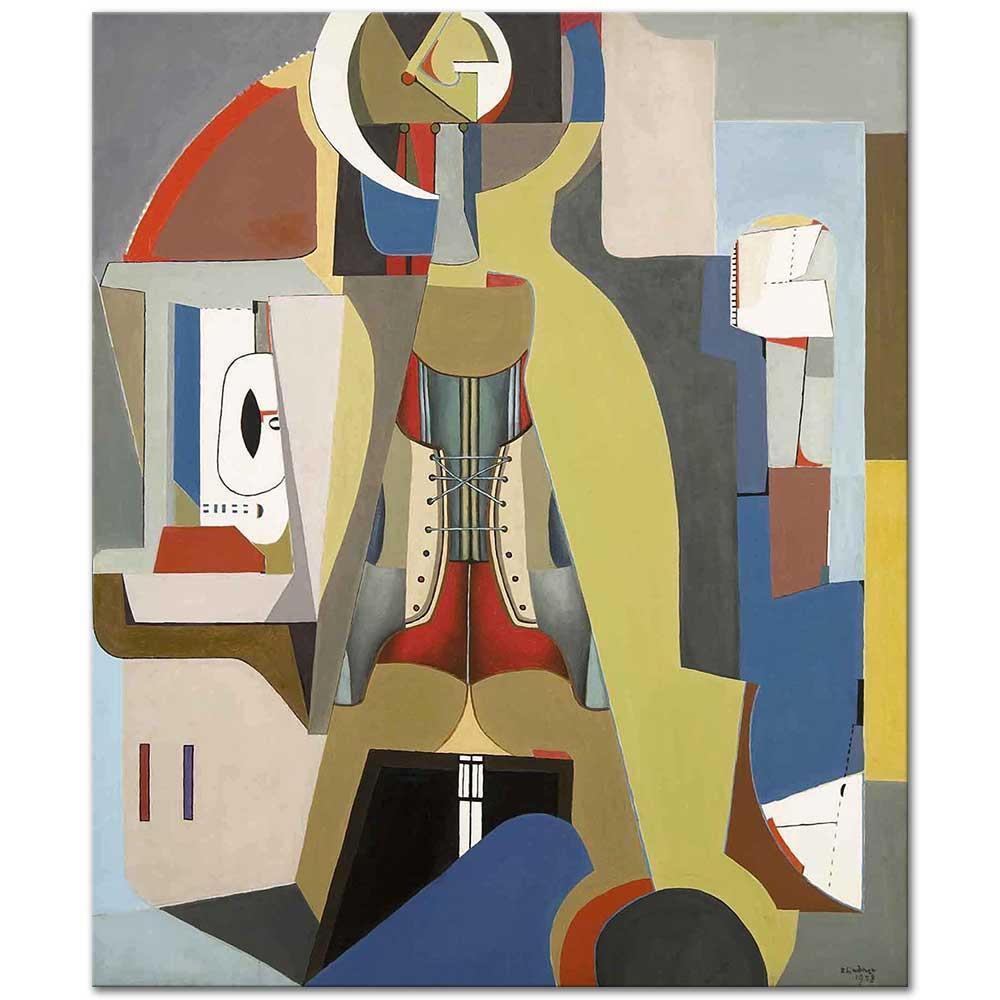 Richard Lindner Giriş Kanvas Tablo