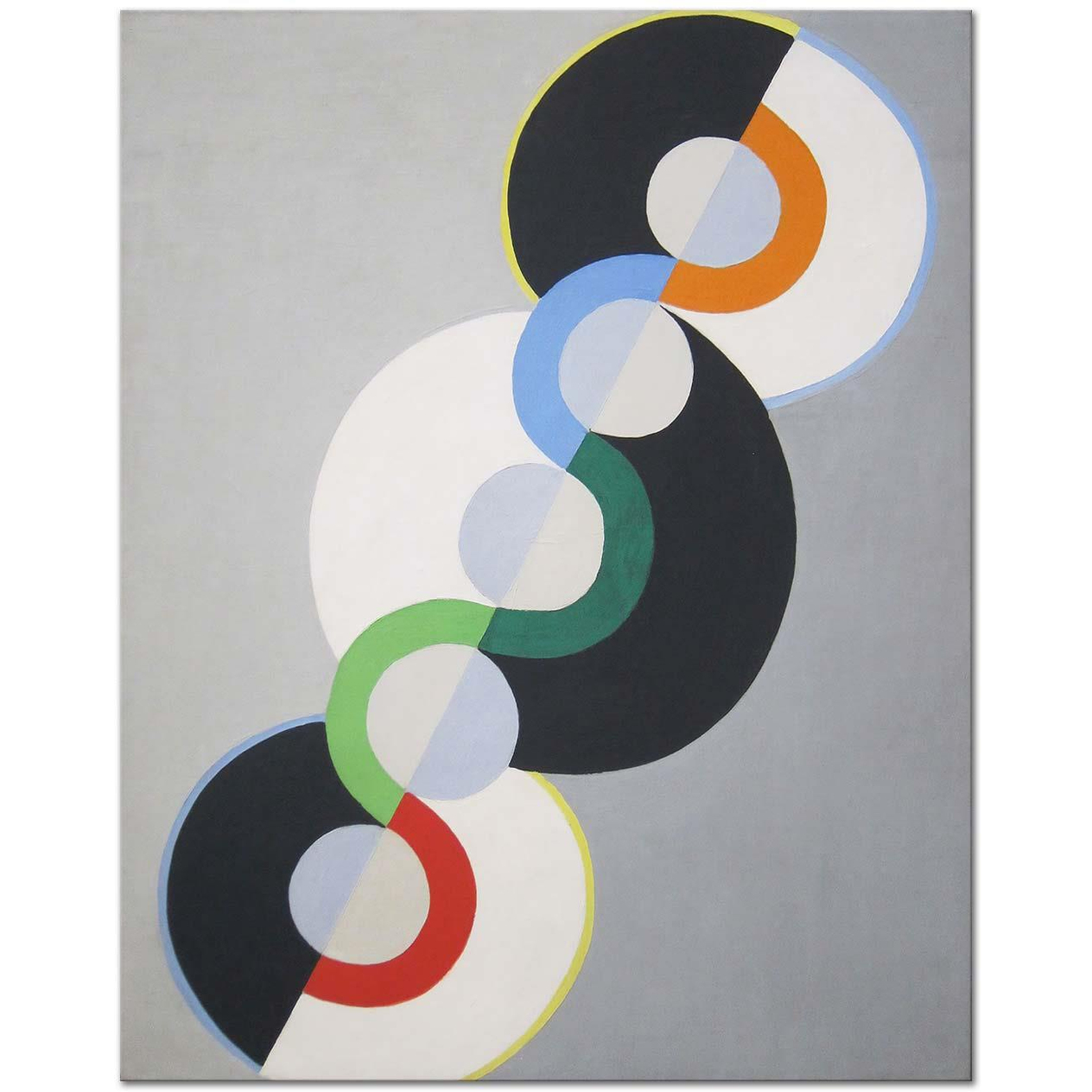 Robert Delaunay Sonsuz Ritim Kanvas Tablo