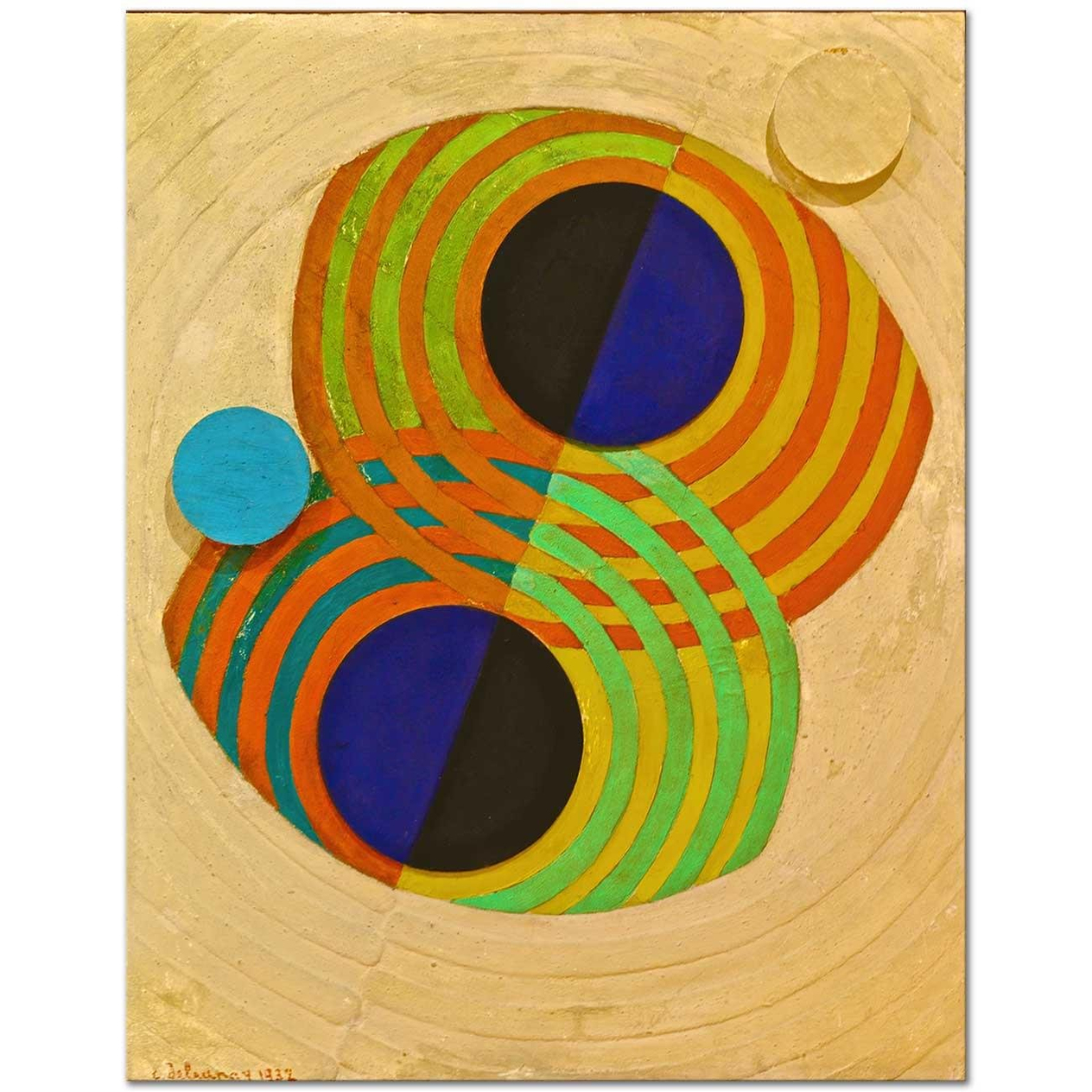 Robert Delaunay Relief Rhythms Art Print