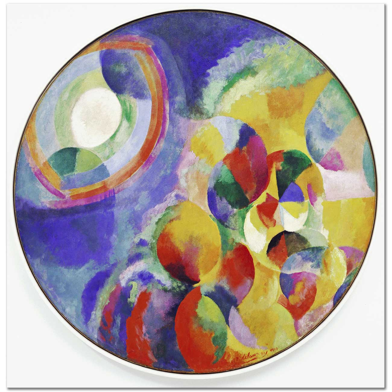 Simultaneous Contrasts Sun and Moon by Robert Delaunay