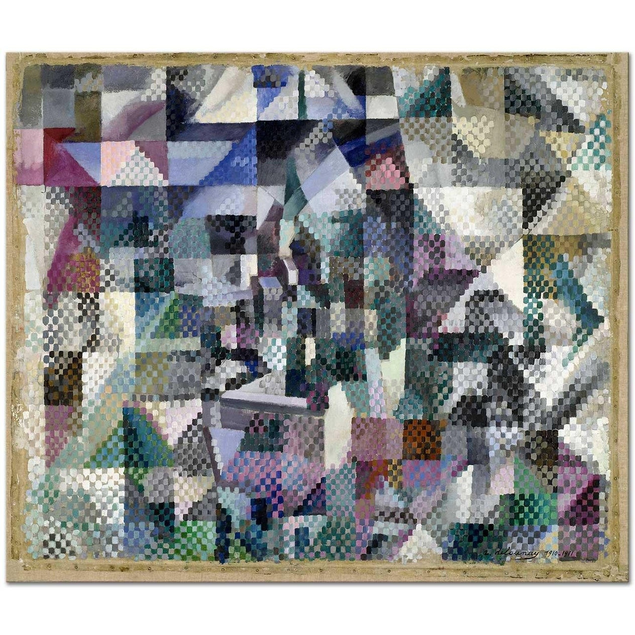 Robert Delaunay Window on the City No 3 Art Print