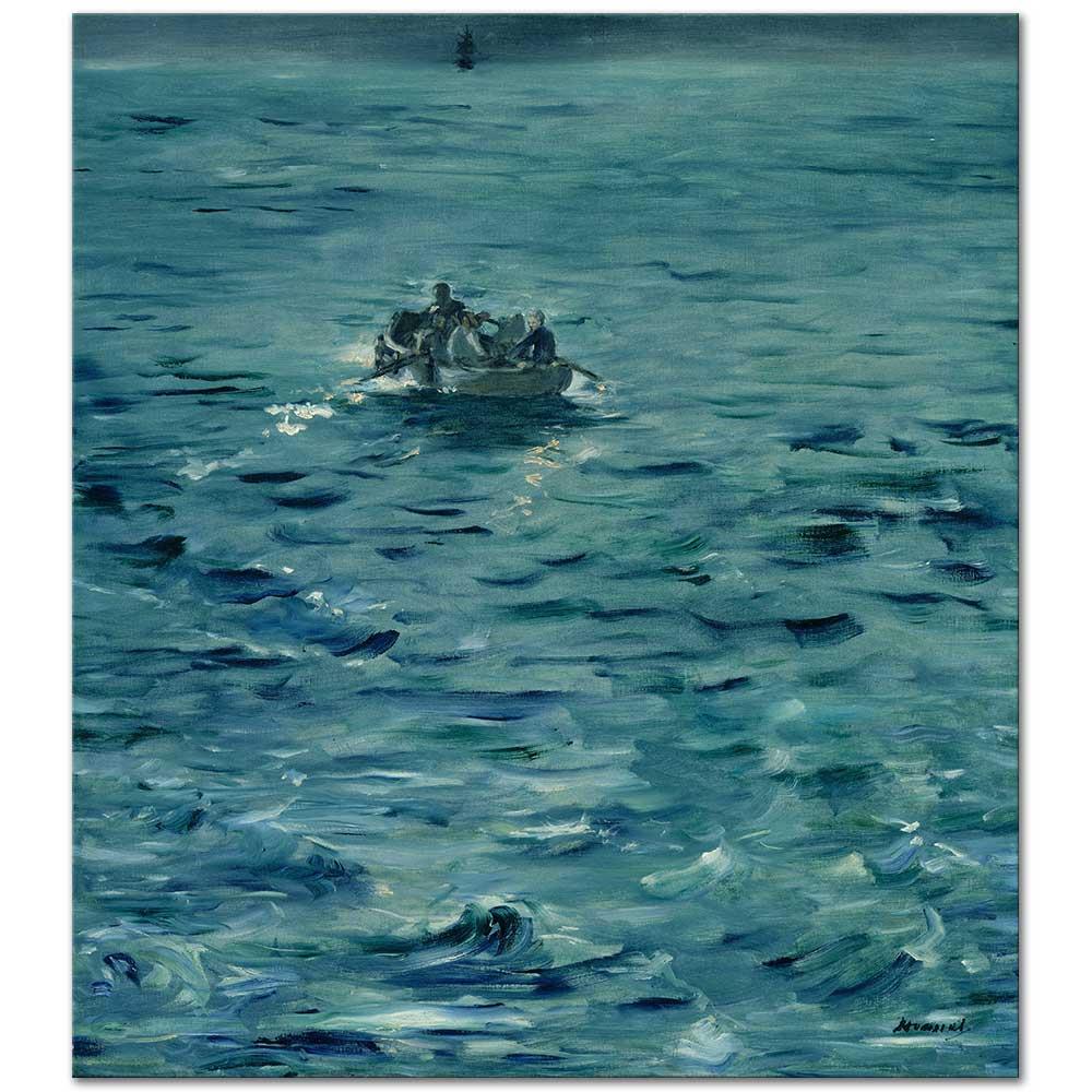 Edouard Manet Rochefort'un Kaçışı Kanvas Tablo