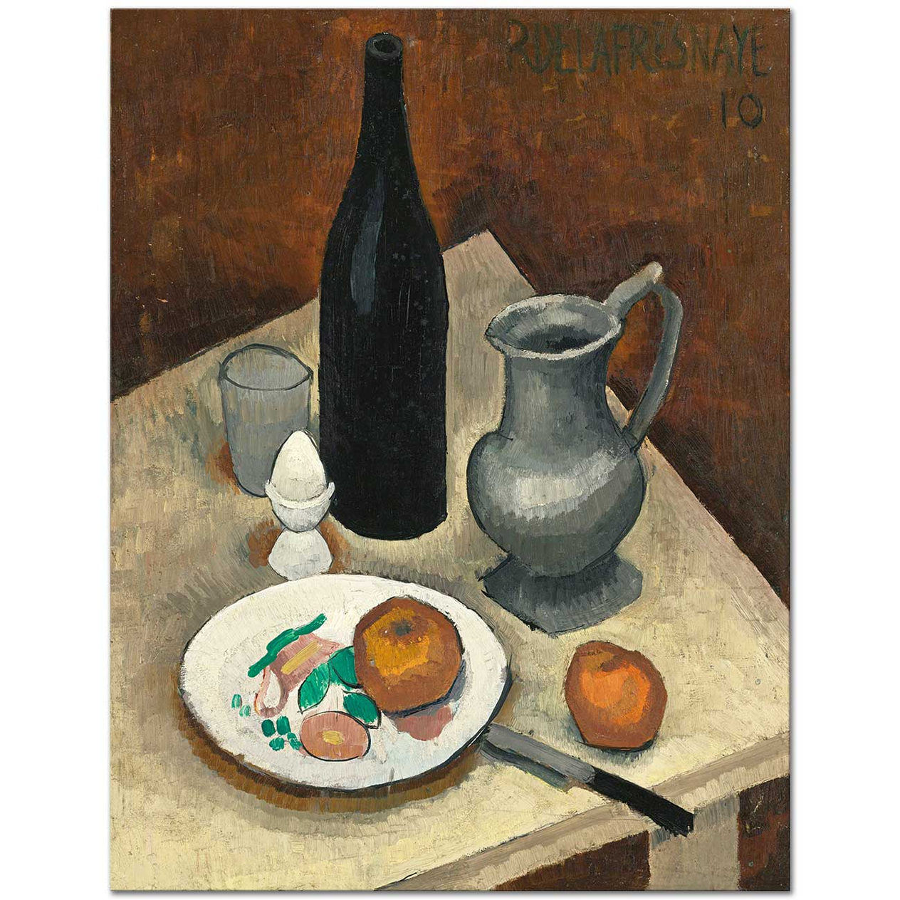 Still Life with Egg by Roger de la Fresnaye