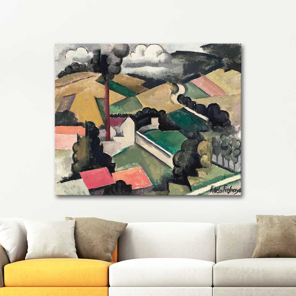 Roger de la Fresnaye The Factory Chimney Art Print
