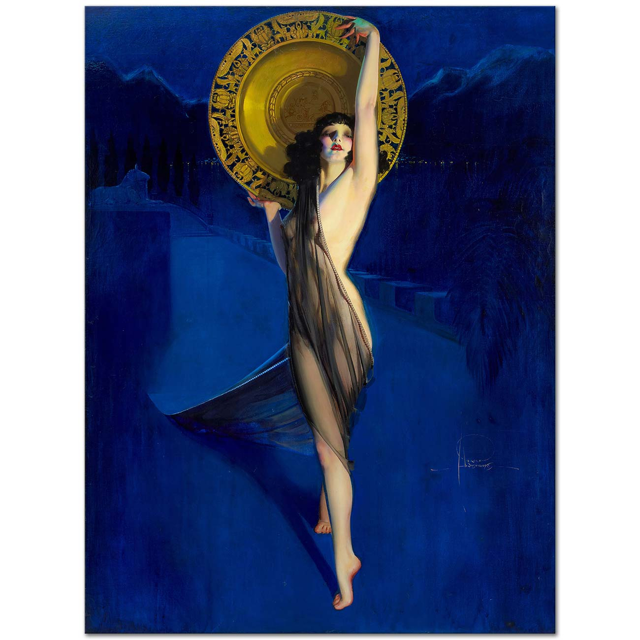 Rolf Armstrong The Enchantress Art Print