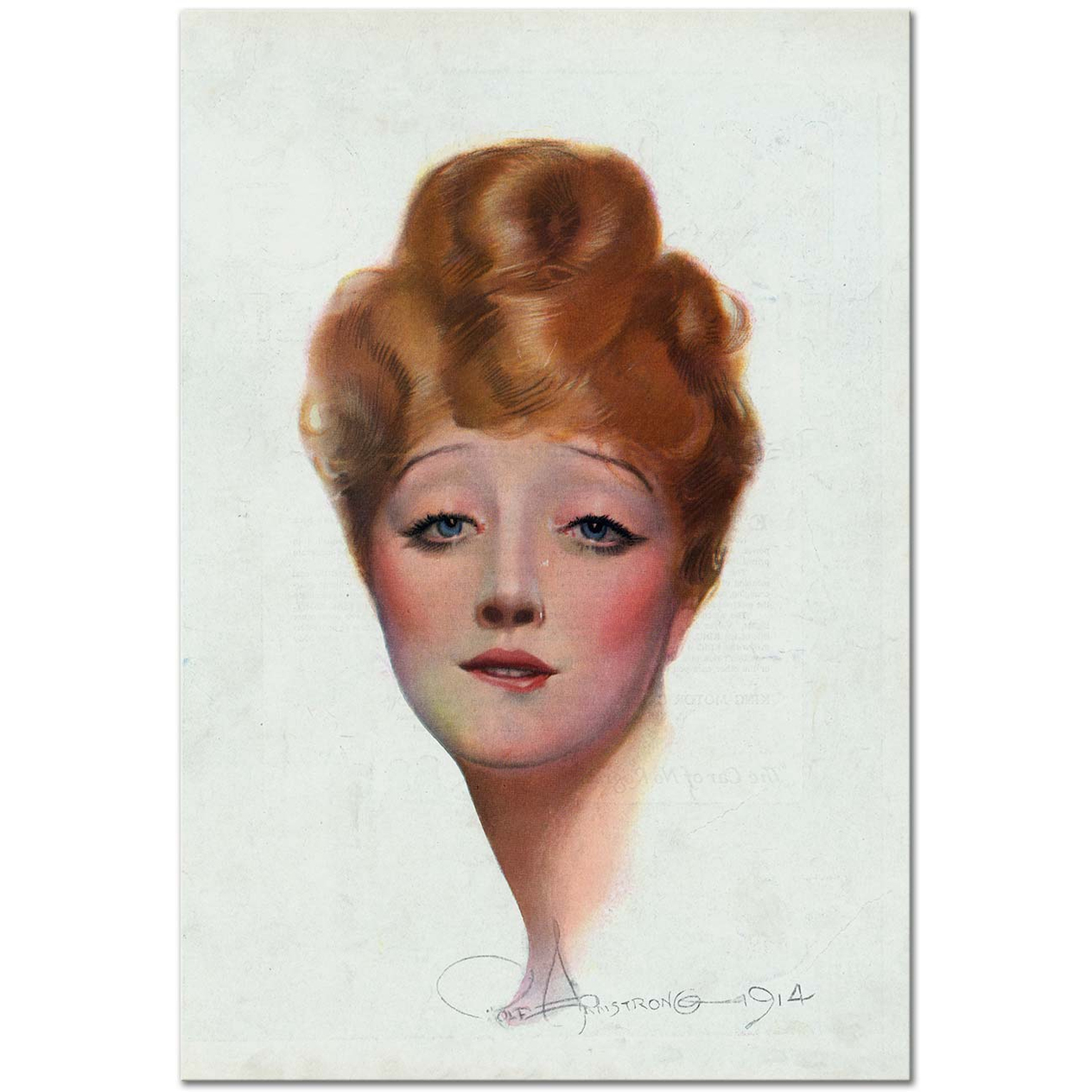 Rolf Armstrong There, Little Girl, Don't Cry! Art Print