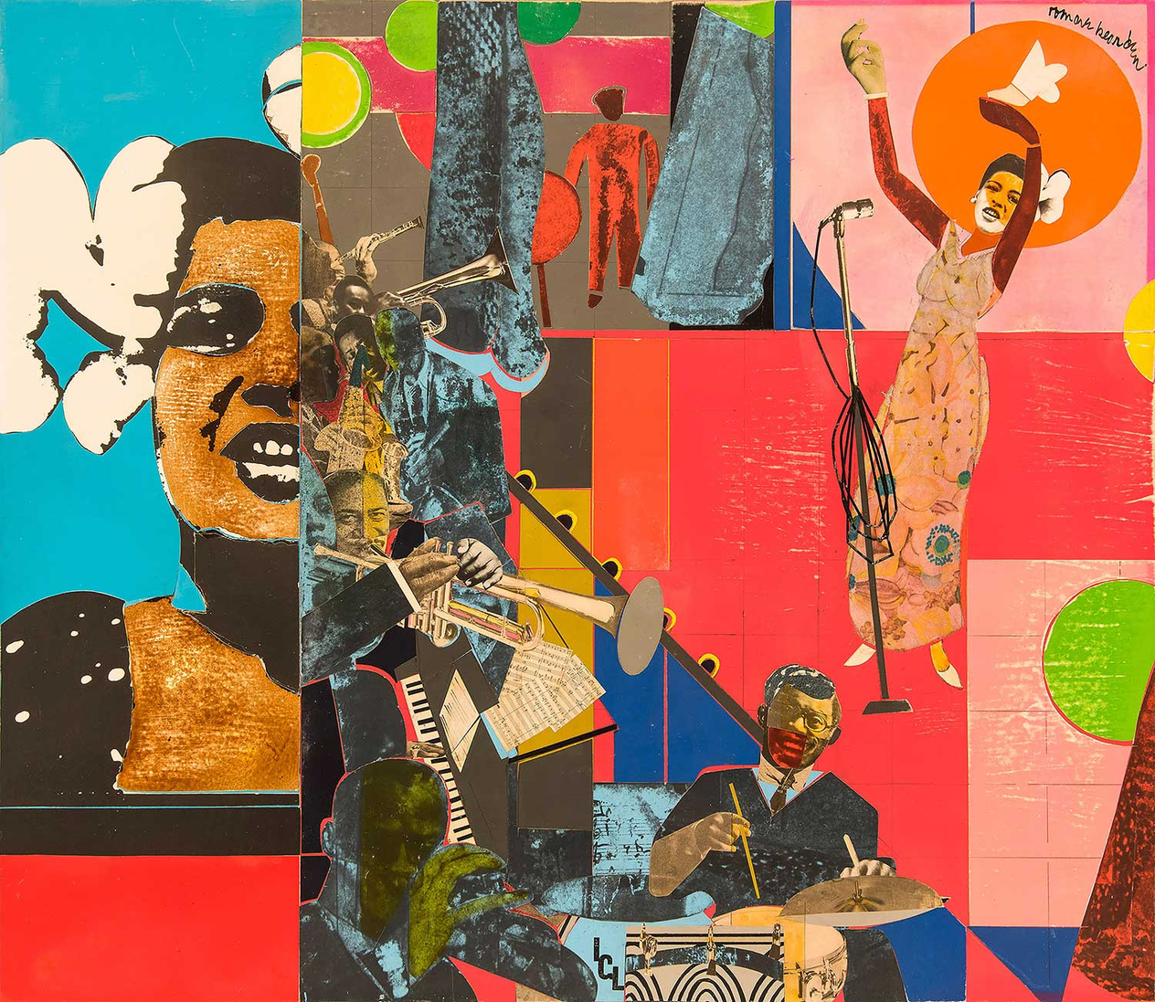 Billie Holiday by Romare Bearden