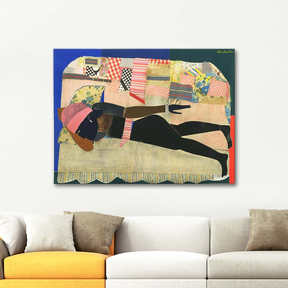 Romare Bearden Yama Kanvas Tablo