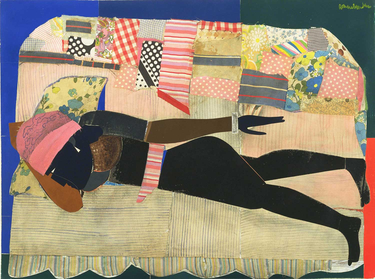 Romare Bearden Yama Kanvas Tablo