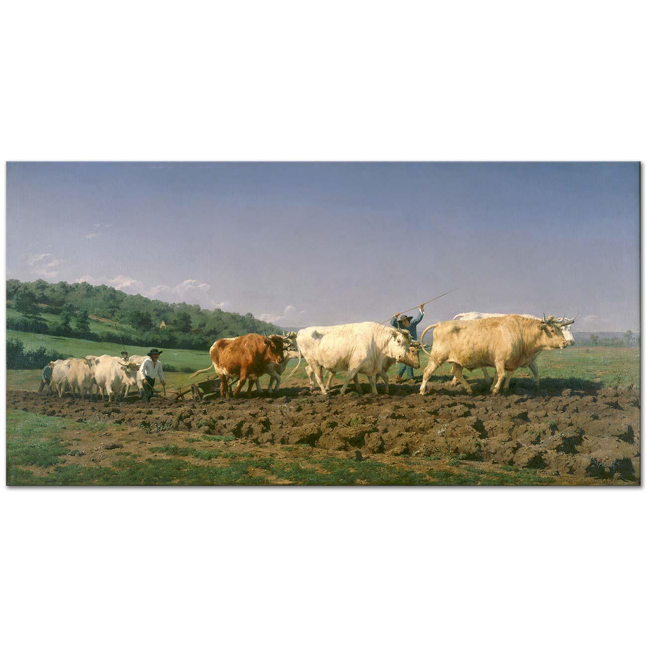 Ploughing in Nevers by Rosa Bonheur