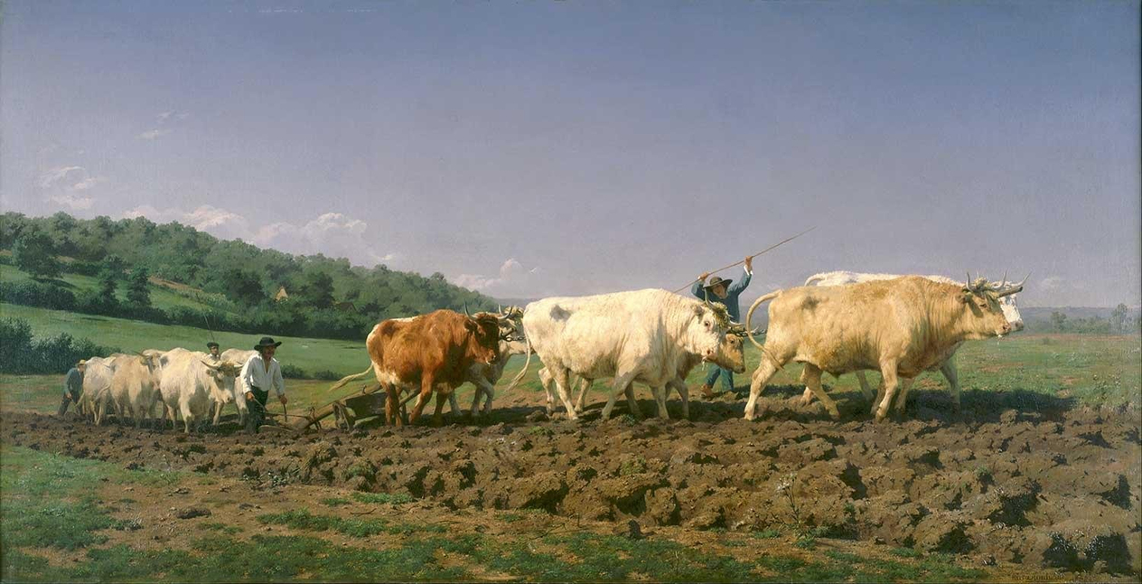 Ploughing in Nevers by Rosa Bonheur