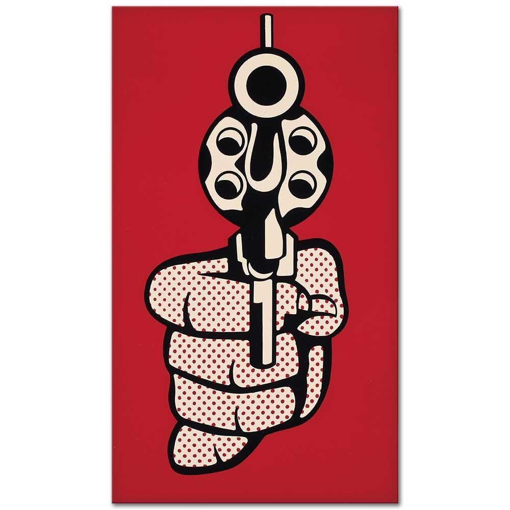Roy Lichtenstein Tabanca Kanvas Tablo