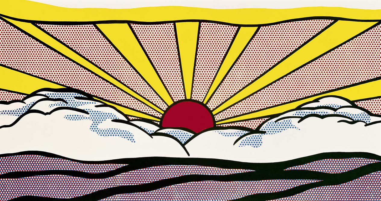 Roy Lichtenstein Sunrise Art Print
