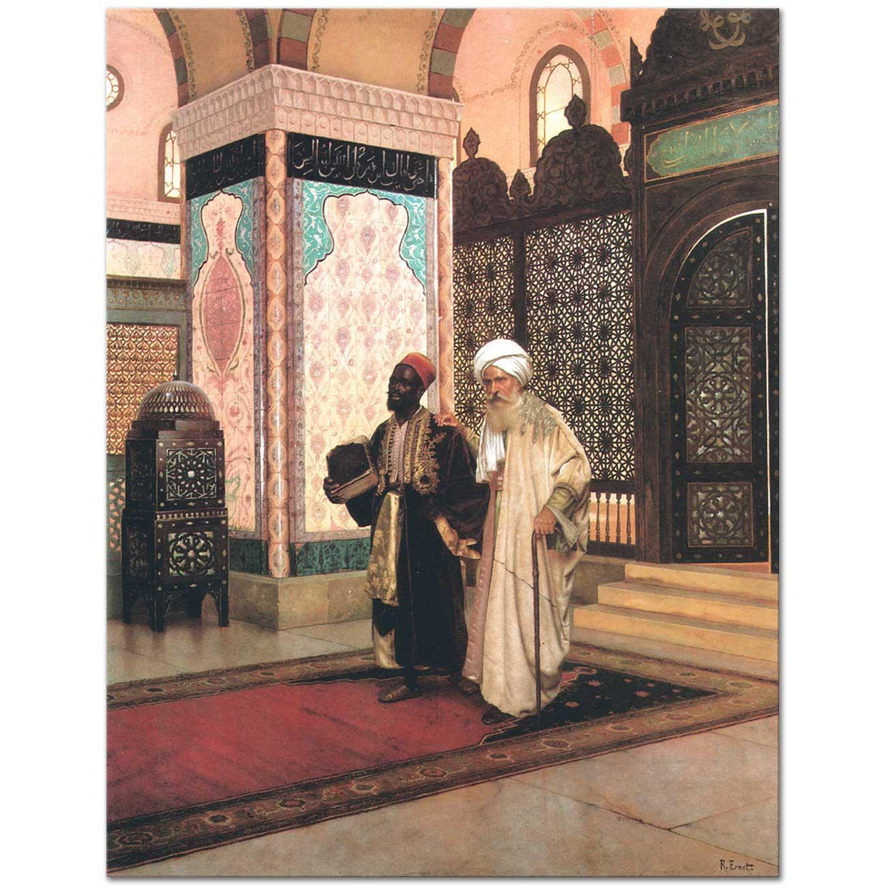 Rudolph Ernst Namaz Sonrası Kanvas Tablo