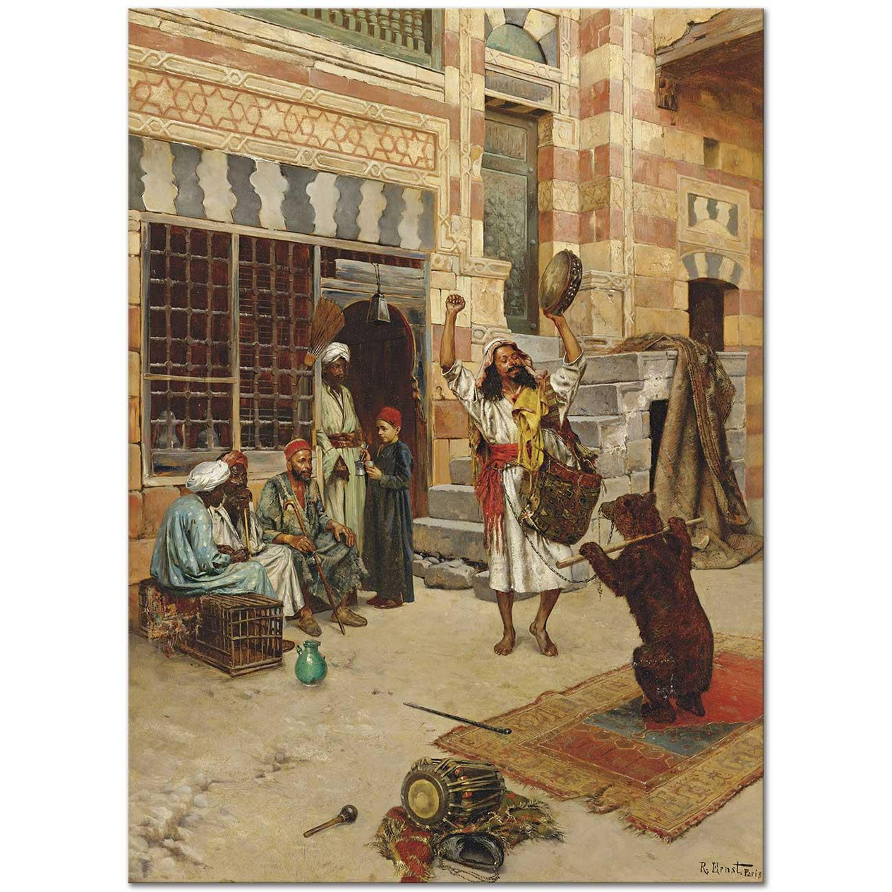 Rudolph Ernst İkindi Eğlencesi Kanvas Tablo