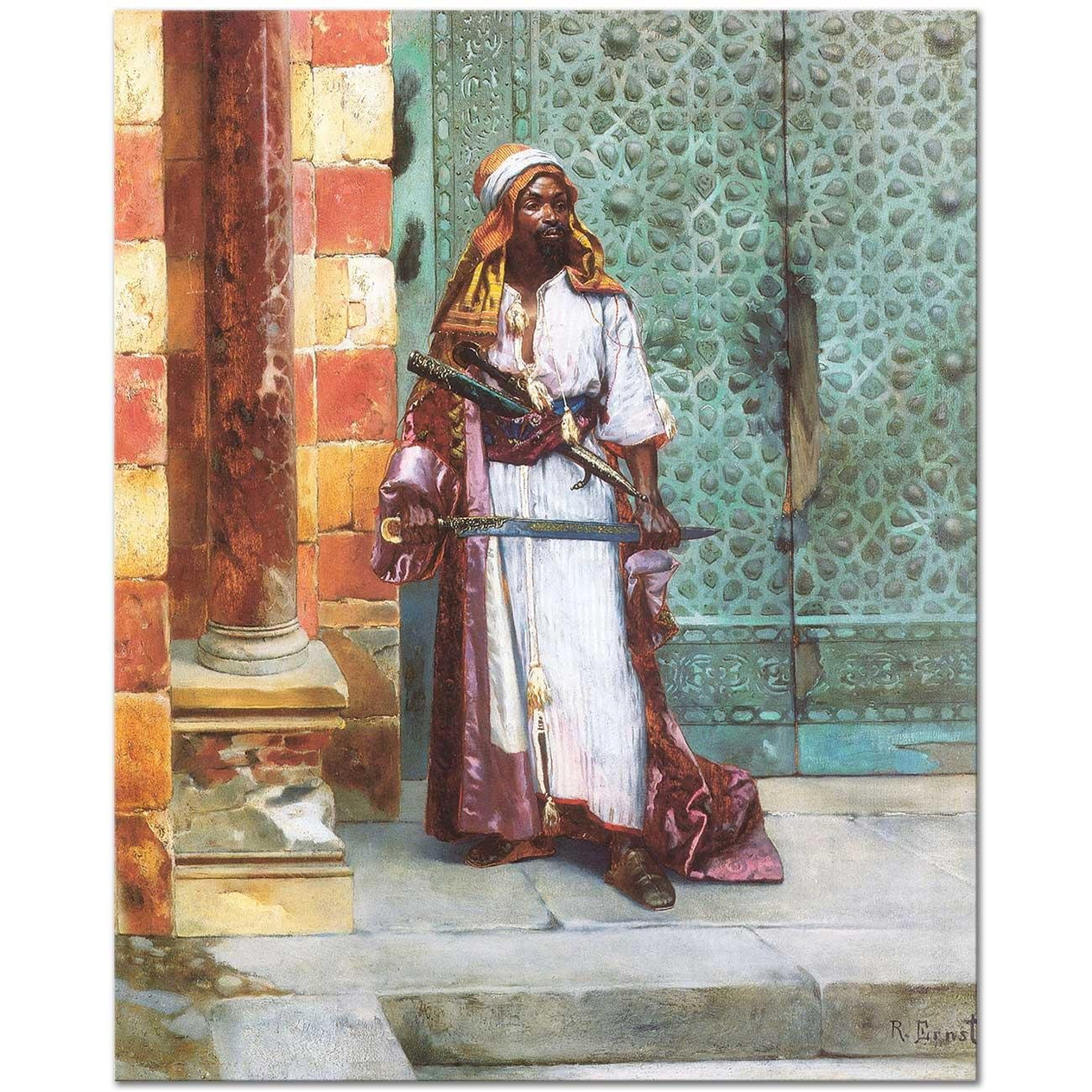 Rudolph Ernst Muhafız Kanvas Tablo