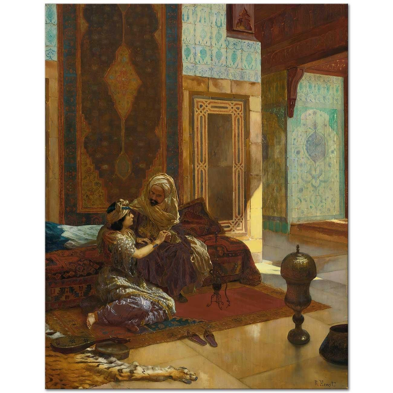 Rudolph Ernst Gözde Kanvas Tablo