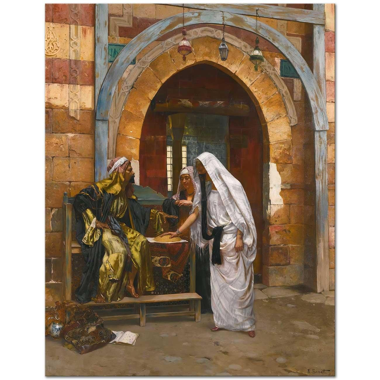 Rudolph Ernst Falcı Kanvas Tablo