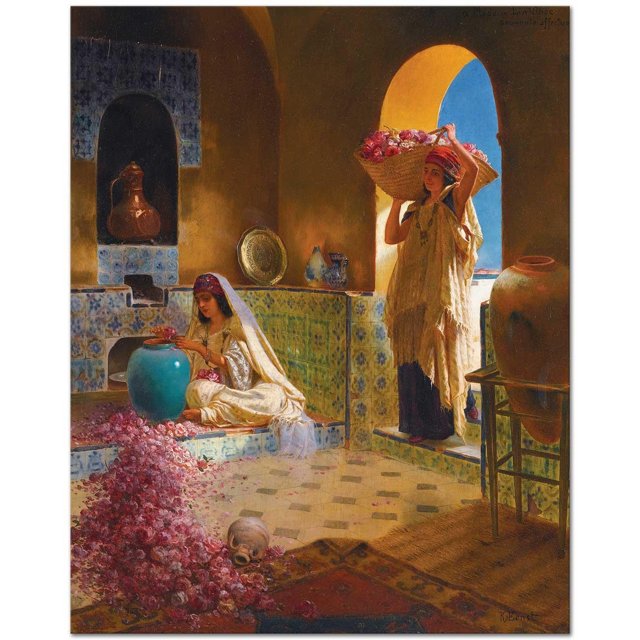 Rudolph Ernst Parfüm İmalatı Kanvas Tablo