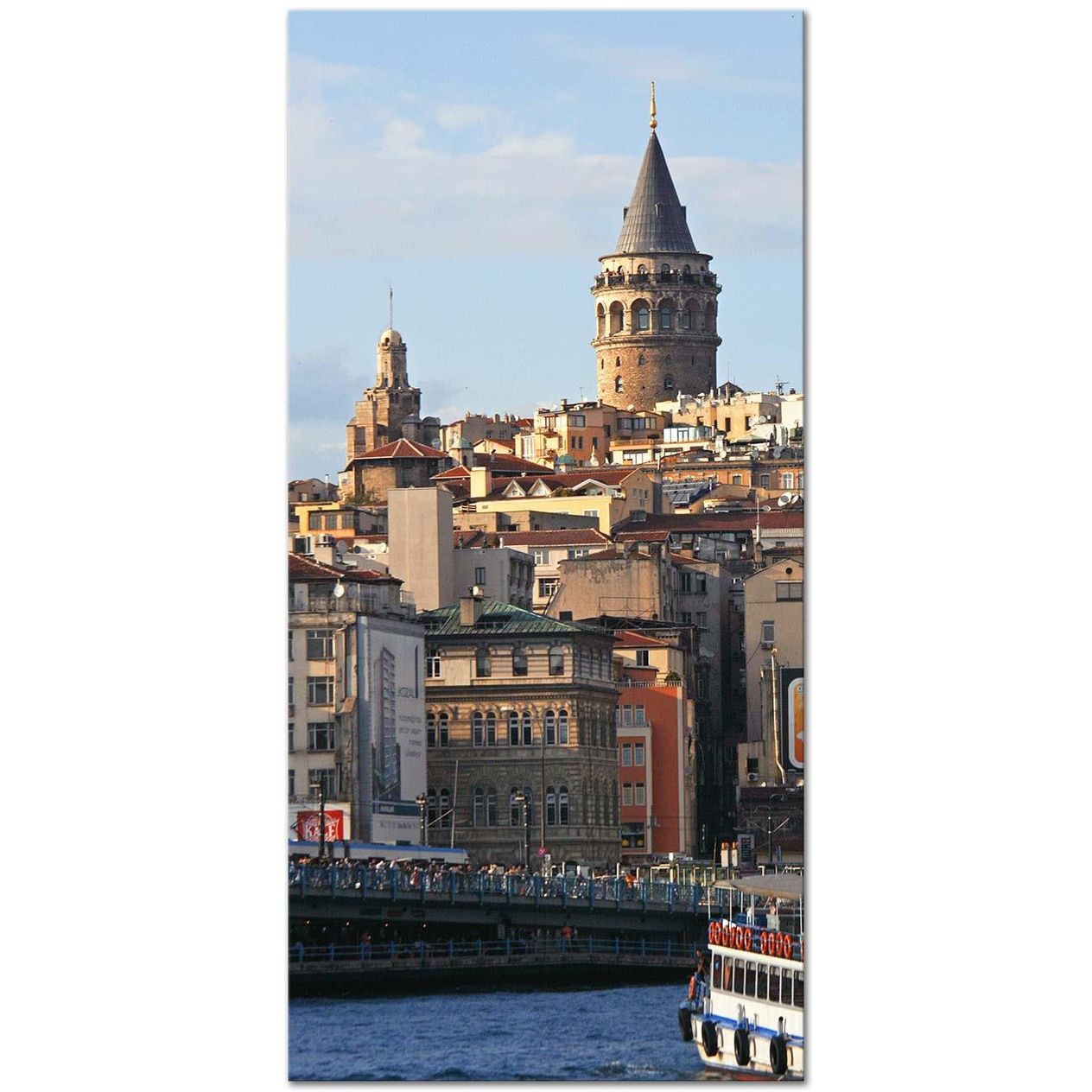 Sabahattin Kayış Galata Kulesine Bakış Kanvas Tablo