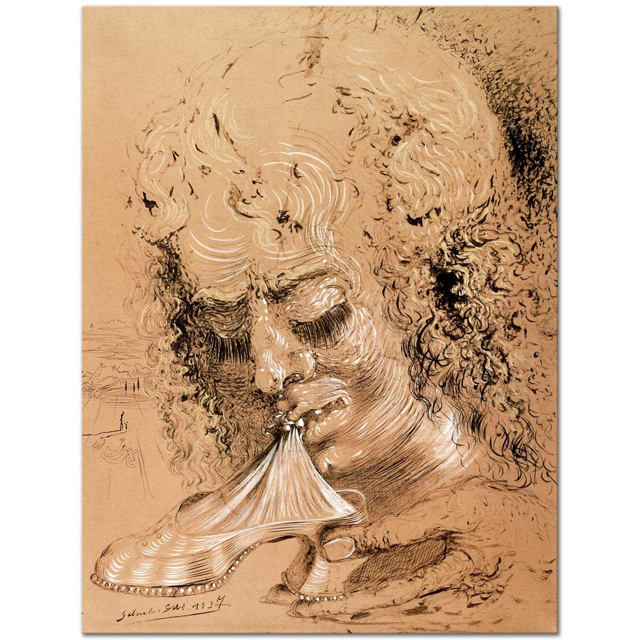 Salvador Dali Objelerin Yamyamlığı Kanvas Tablo