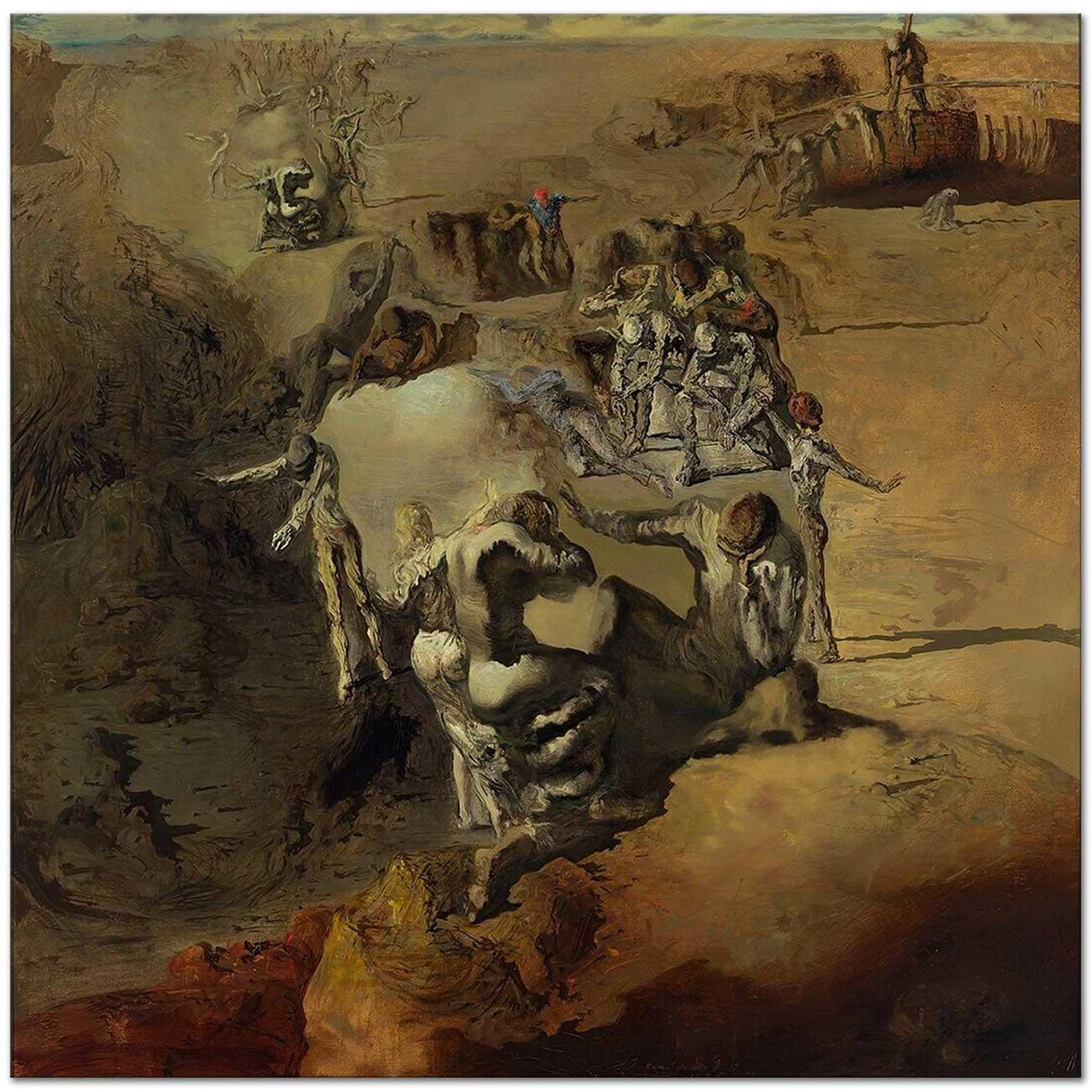 Salvador Dali Le Grand Paranoïaque Art Print