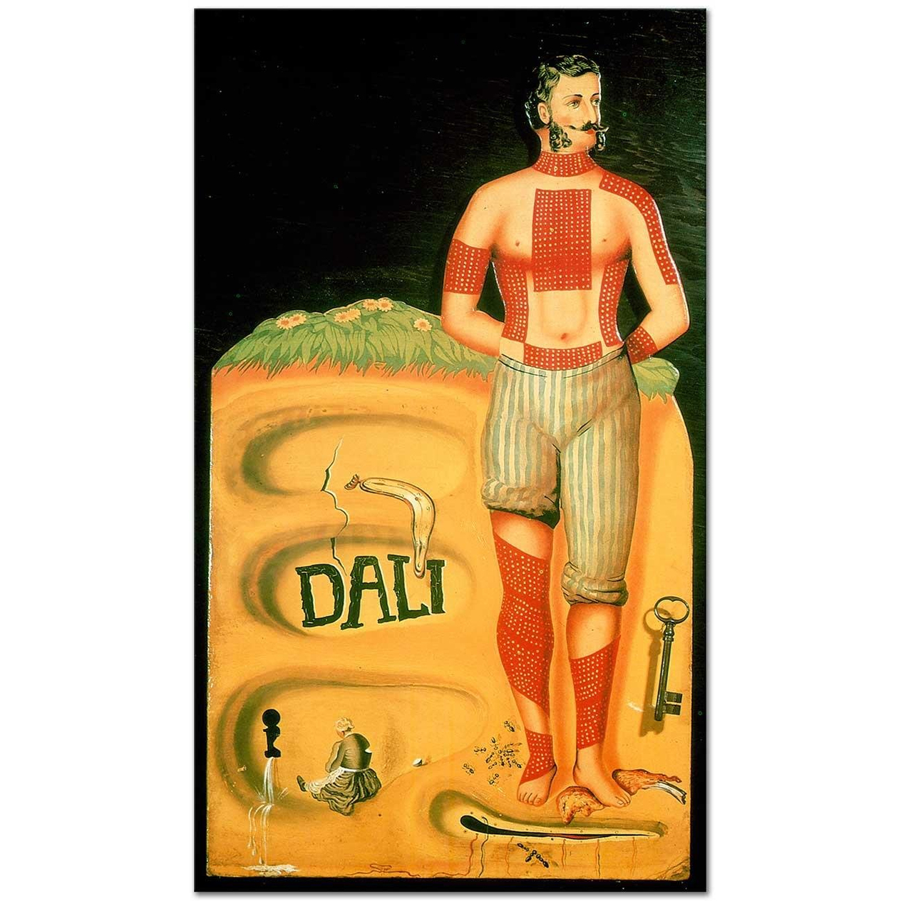 Salvador Dali Sürrealist Poster Kanvas Tablo