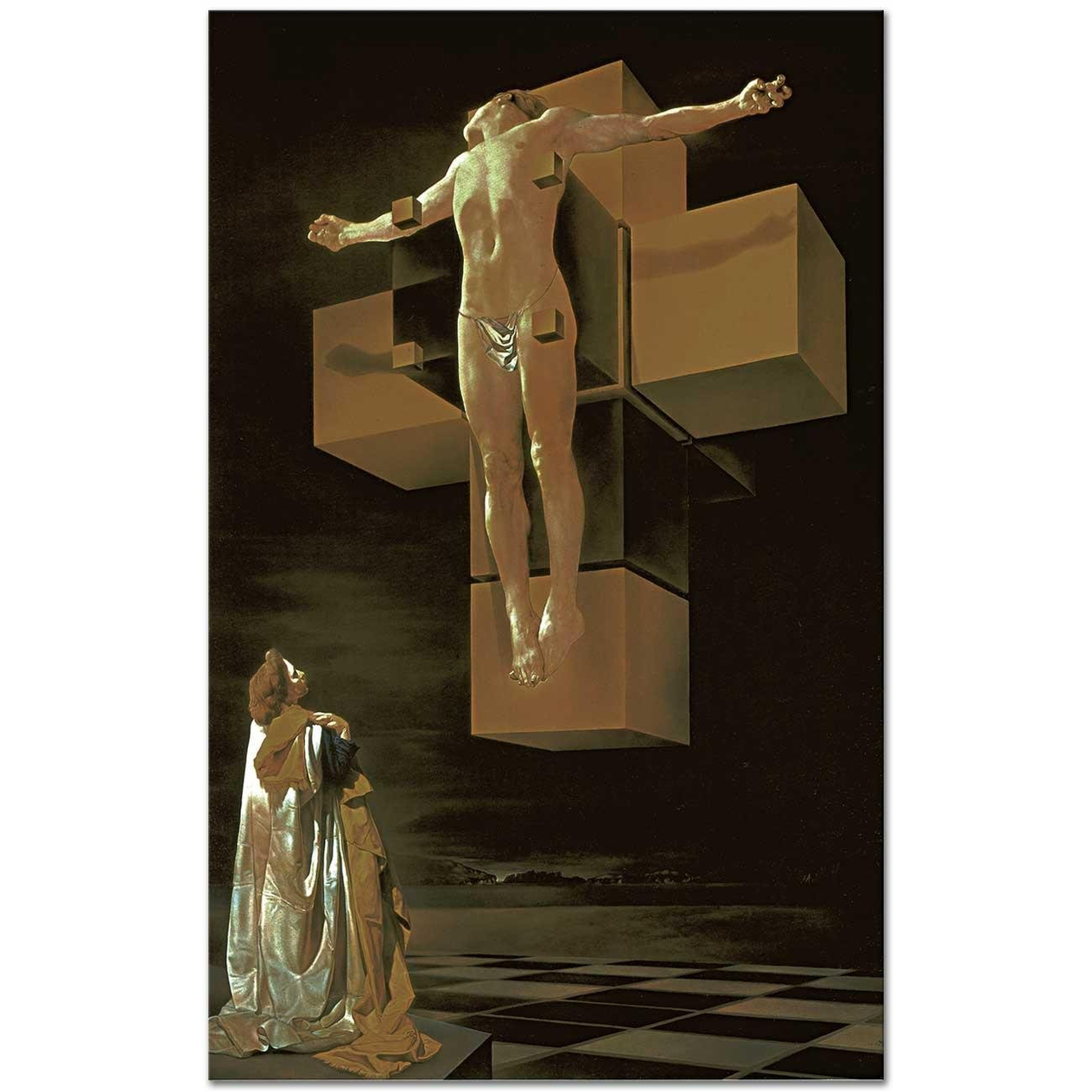 Salvador Dali Çarmıhta Isa Kanvas Tablo