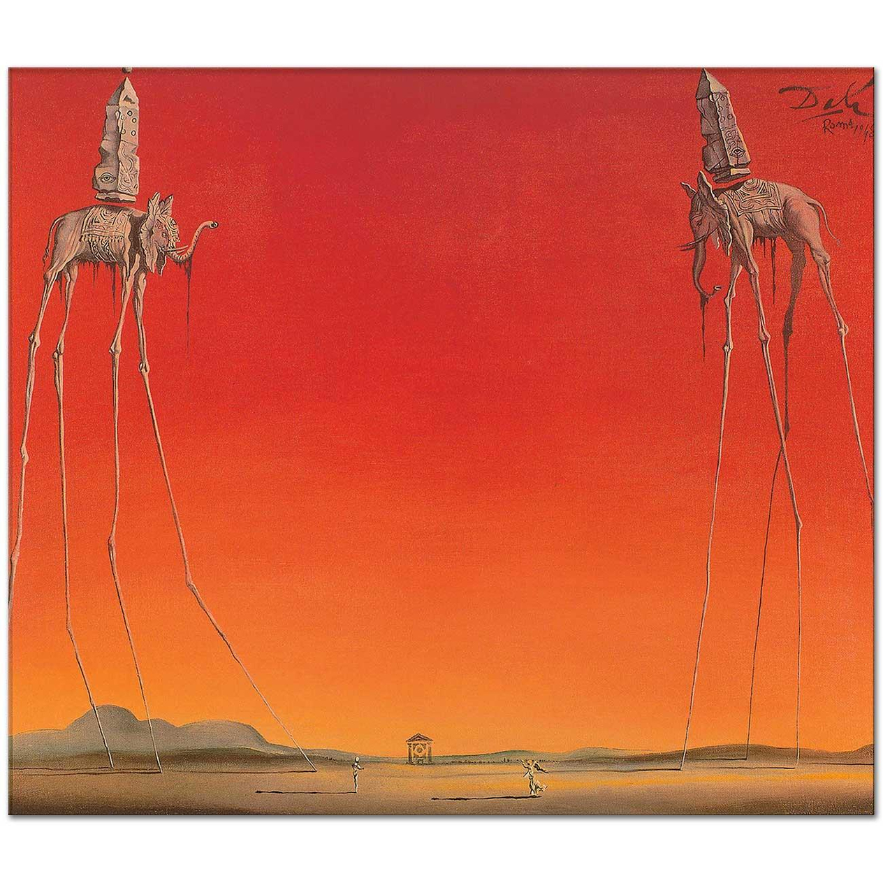 The Elephants by Salvador Dali