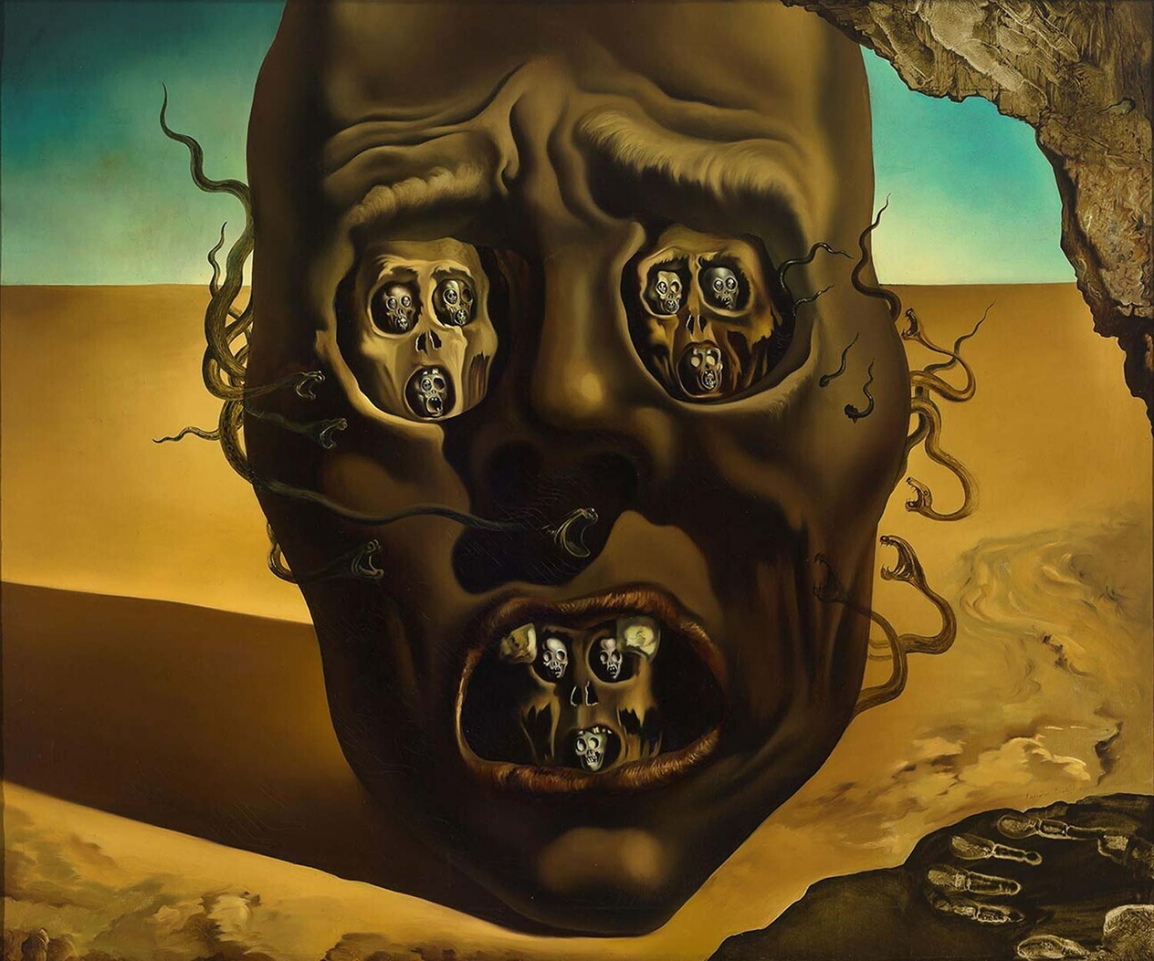 The Face of War by Salvador Dali