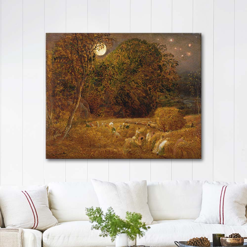 Samuel Palmer The Harvest Moon Art Print