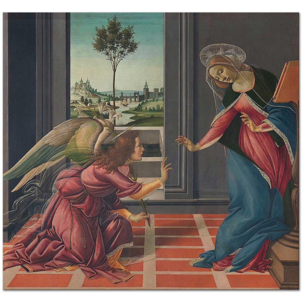 Sandro Botticelli Annunciation Art Print