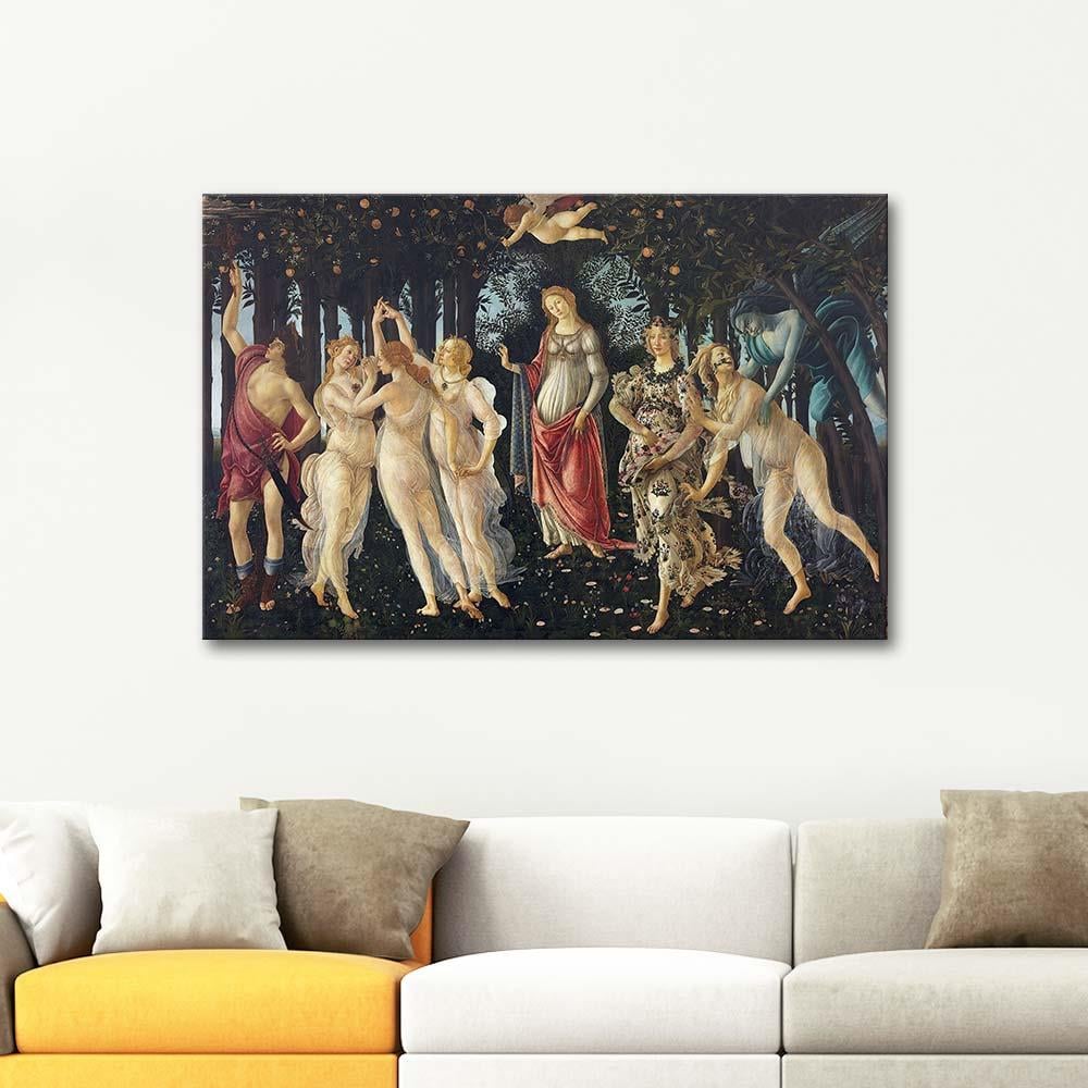 Sandro Botticelli İlkbahar Kanvas Tablo