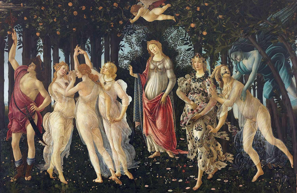 Sandro Botticelli İlkbahar Kanvas Tablo