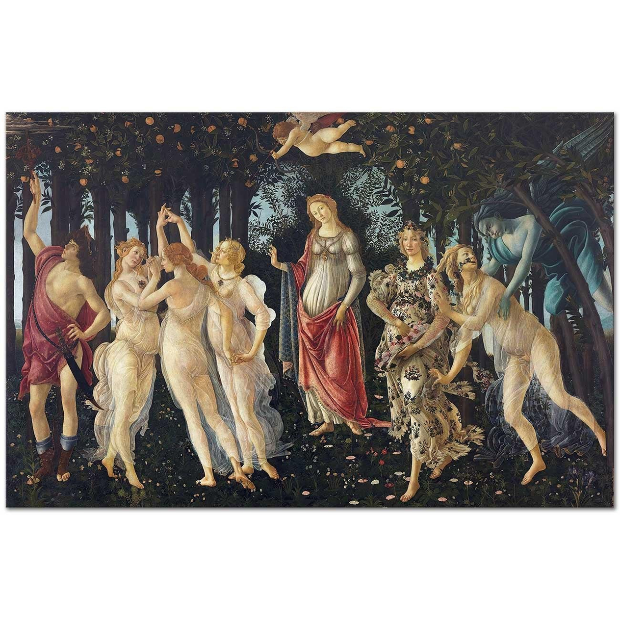 Sandro Botticelli İlkbahar Kanvas Tablo