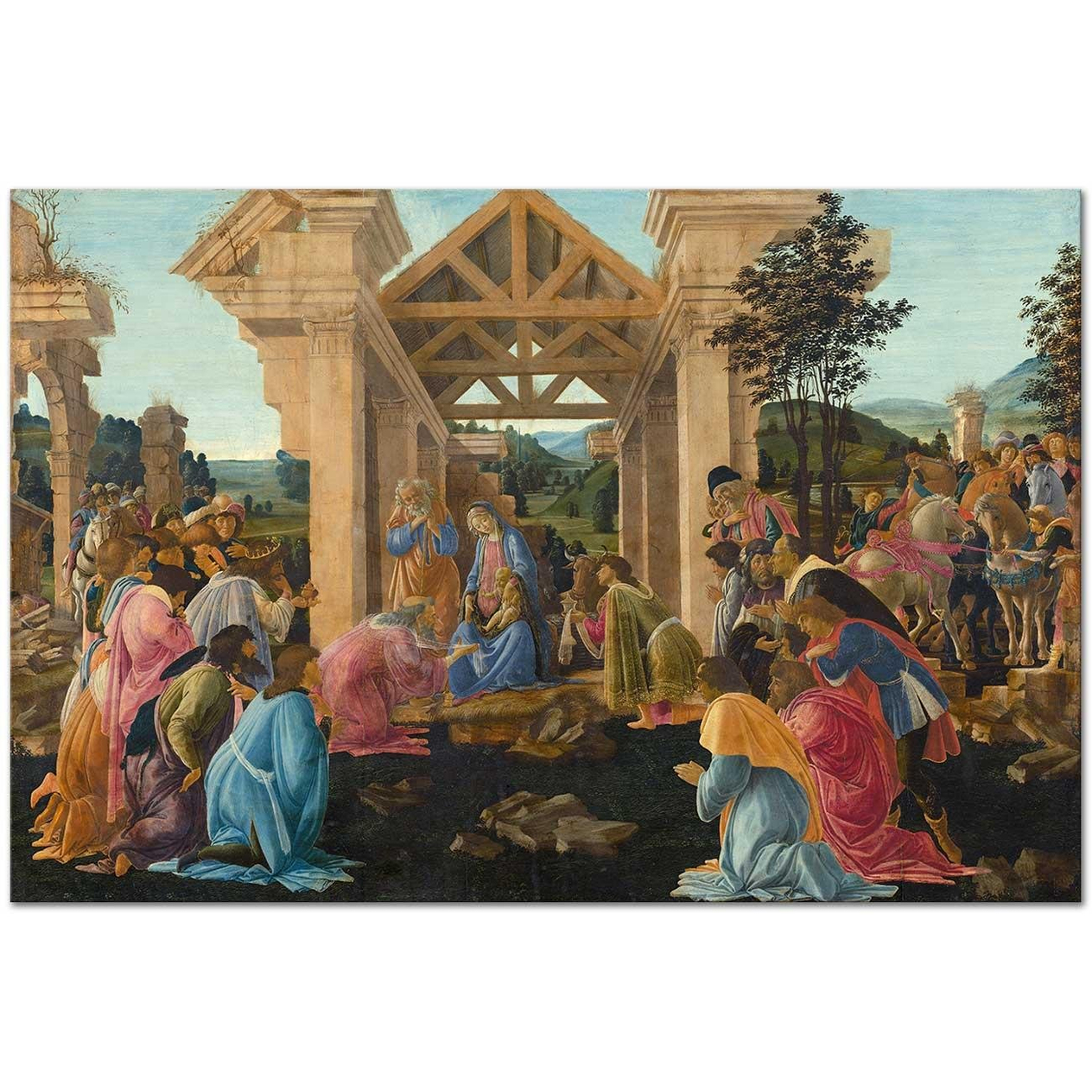 Sandro Botticelli The Adoration of the Magi (1478) Art Print