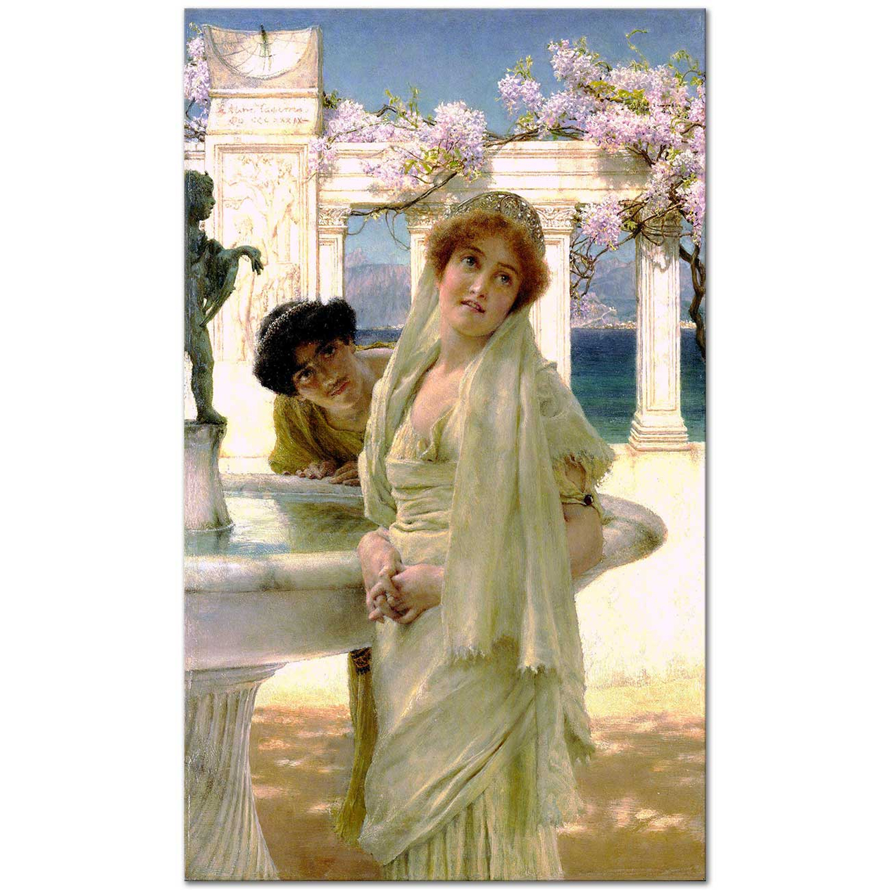 Sir Lawrence Alma Tadema Different Opinion Art Print