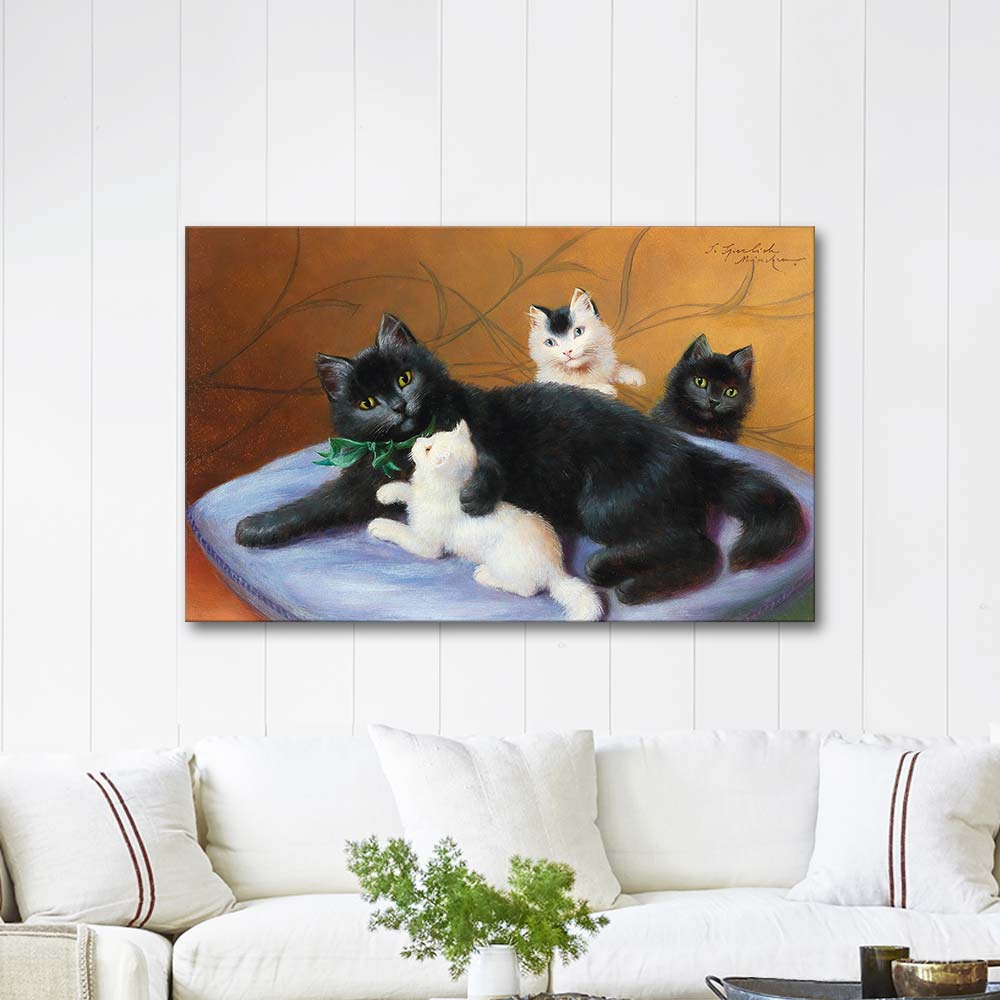 Sophie Sperlich Katzenfamilie Art Print