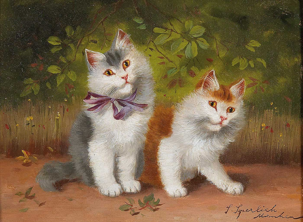 Sophie Sperlich Two Kittens Art Print