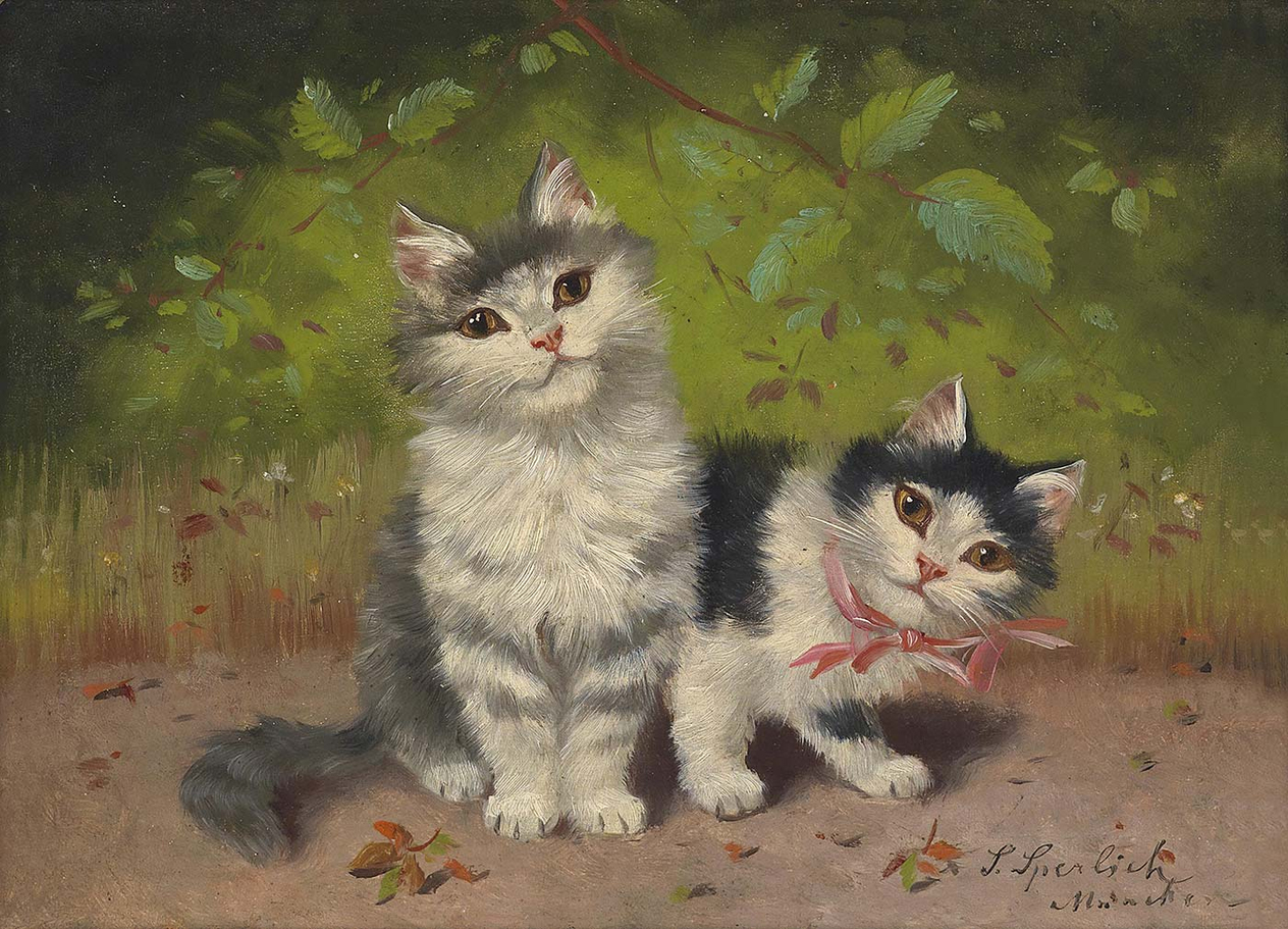 Sophie Sperlich Zwei Kätzchen Art Print