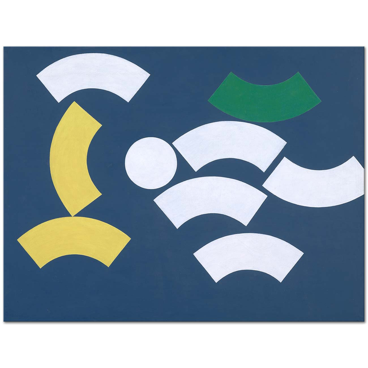 Sophie Taeuber Arp Composition with Circle and Circle Segments Art Print