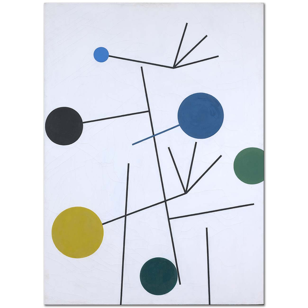 Sophie Taeuber Arp Rising, Falling, Clinging, Flying Art Print