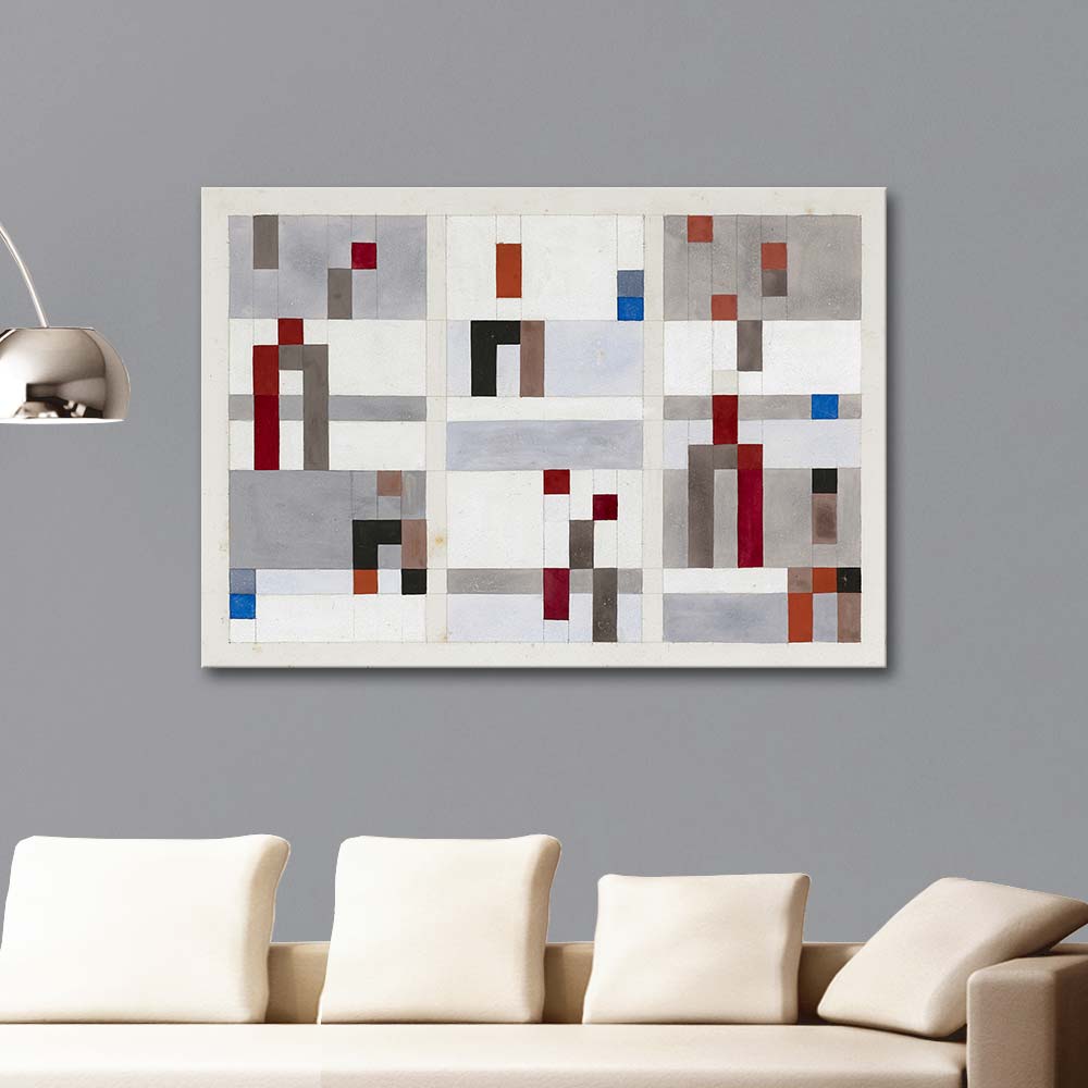 Sophie Taeuber Arp Vertical Horizontal Composition Art Print