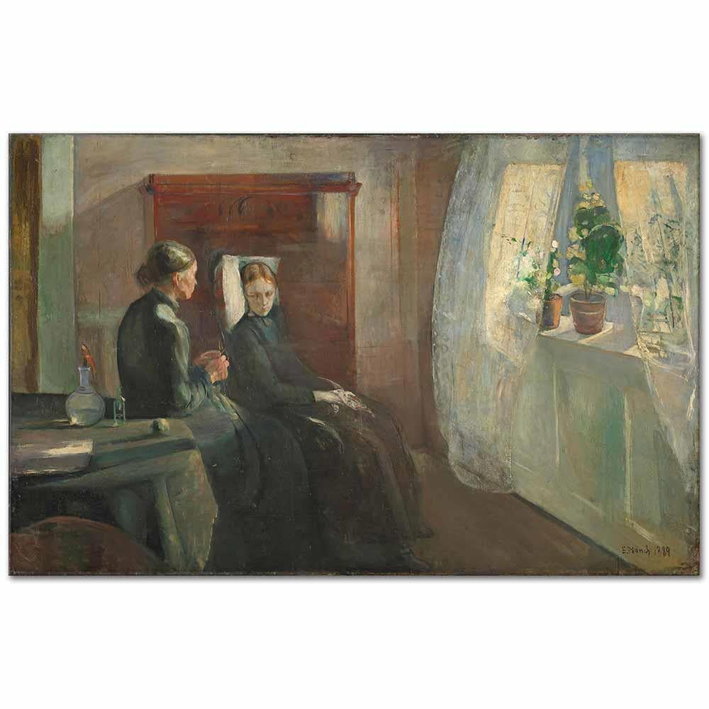 Edvard Munch Bahar Kanvas Tablo