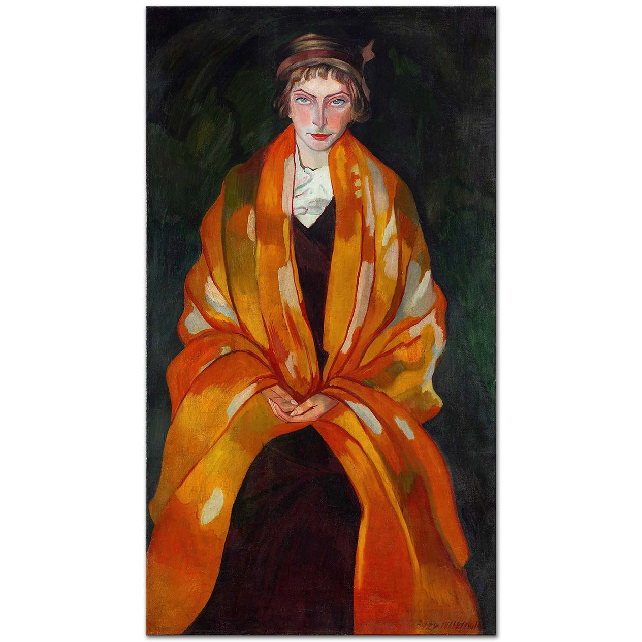 Stanislaw Ignacy Witkiewicz Portrait of Eugenia Dunin-Borkowska Art Print