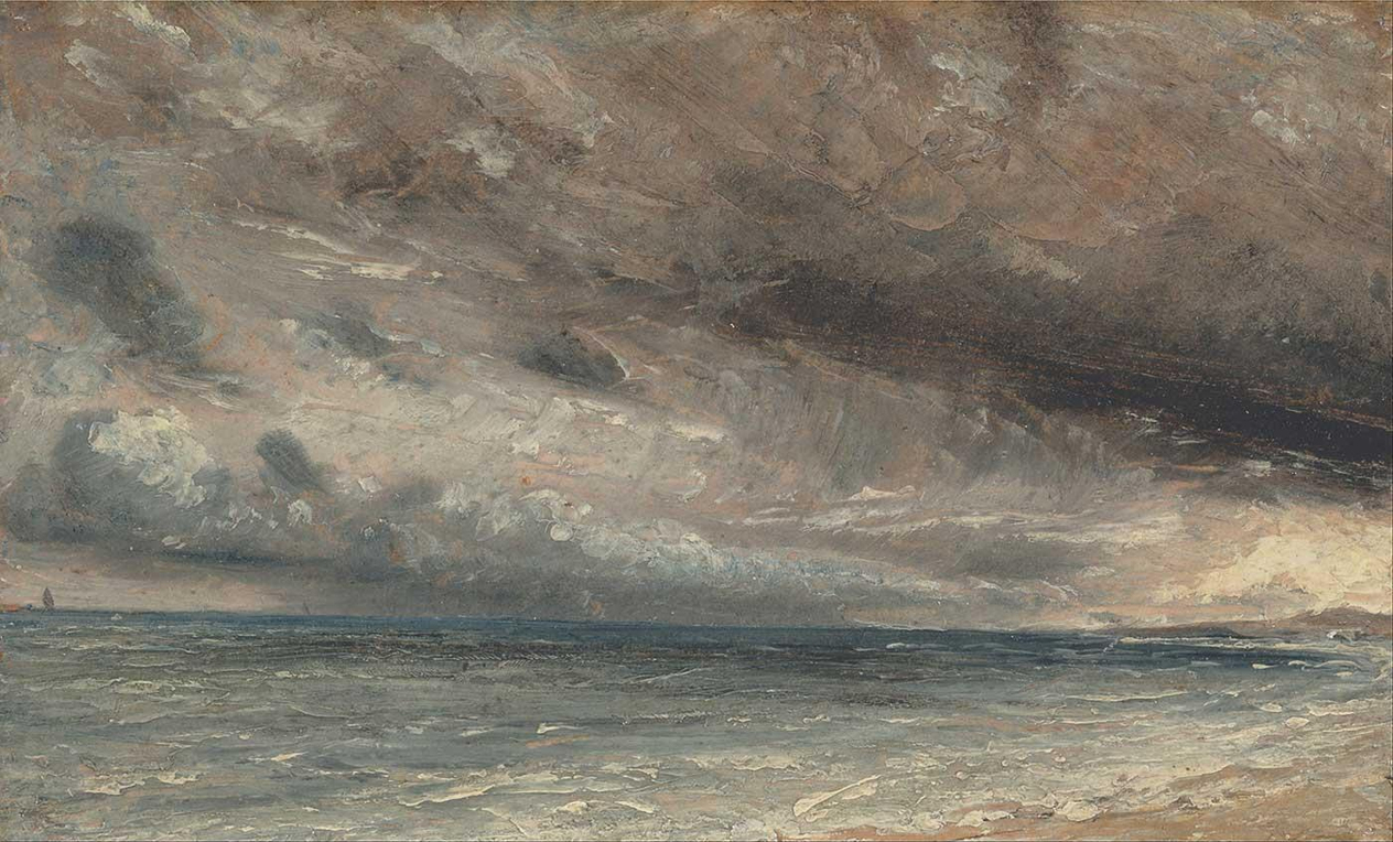 Stormy Sea Brighton by John Constable as Art Print
