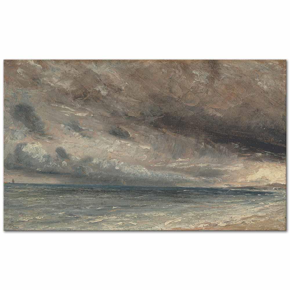 Stormy Sea Brighton by John Constable as Art Print