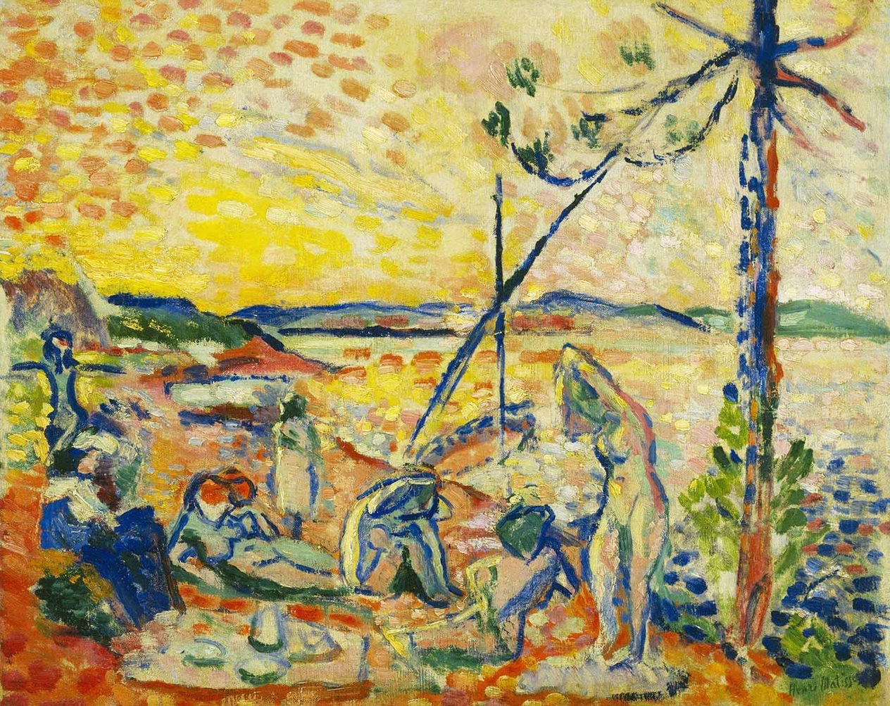 Henri Matisse Sakinlik Lüx ve Zevk Etüdü Kanvas Tablo