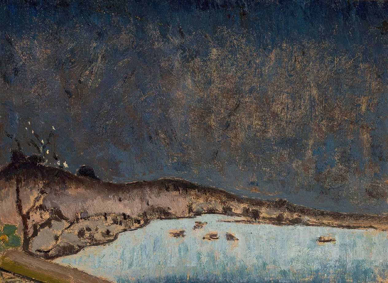 Landscape with Clouds by Tadeusz Makowski