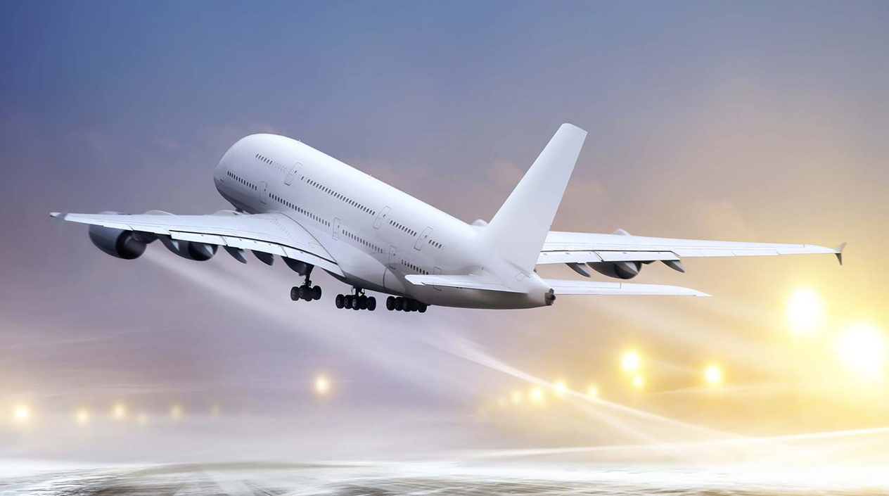 Taking Off from the Airport Art Print
